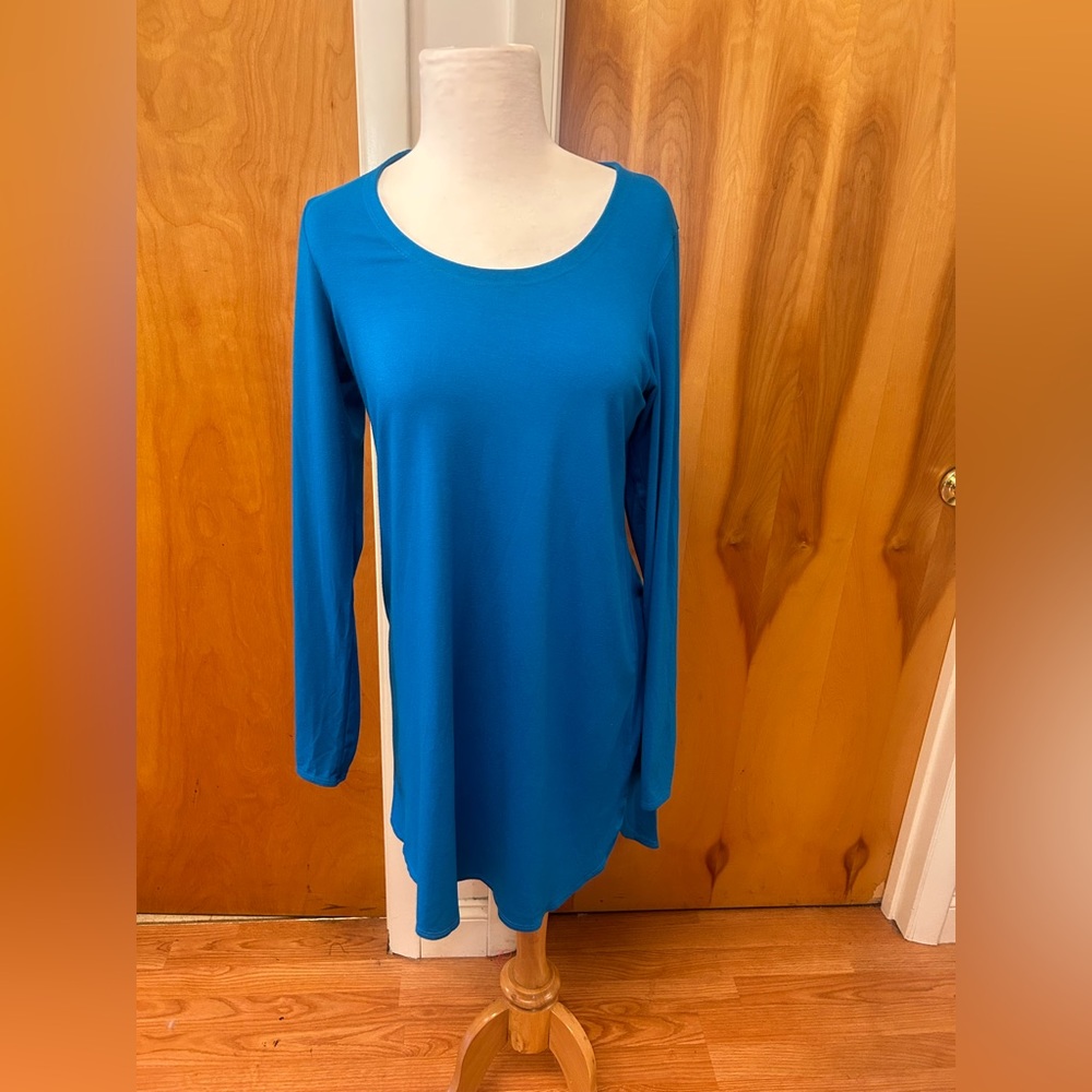 Eileen fisher long sleeve knit dress size small